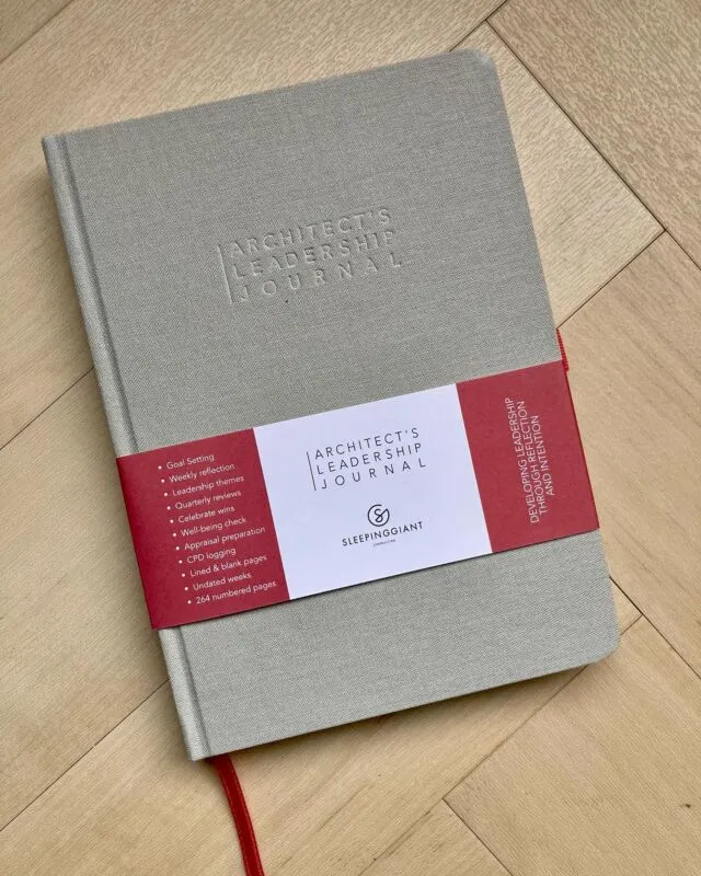 Lovely to see a project move from the screen to reality. Congrats to @sleepinggiant_karen for her fabulous new journal for architects. Enough to make me want to be an architect 😊