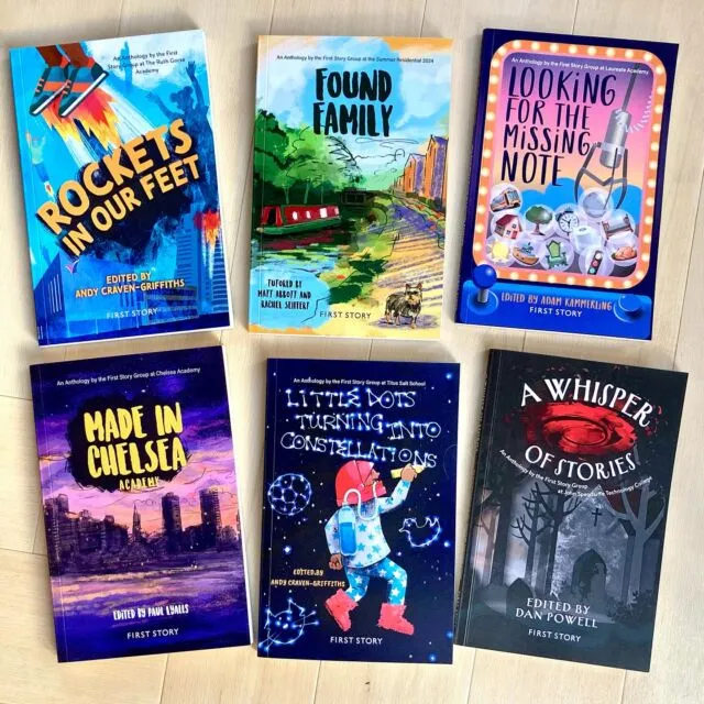 Lovely to receive a parcel full of books today with all the covers that I’ve worked on this year for the lovely folks firststory_uk