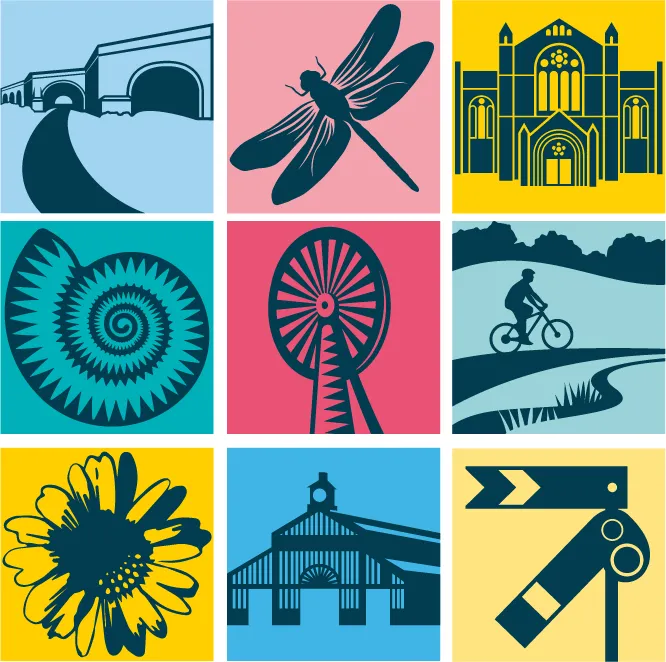 Radstock graphic tiles