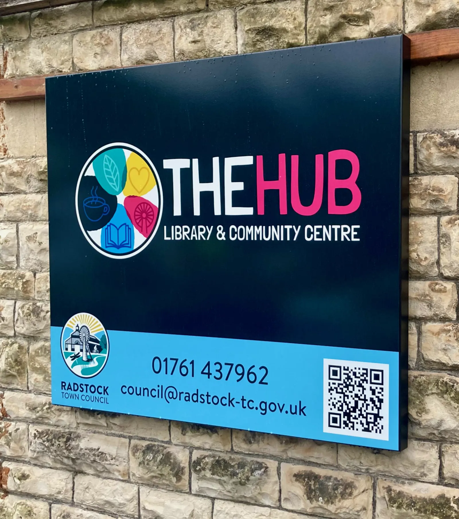 Radstock Hub Sign
