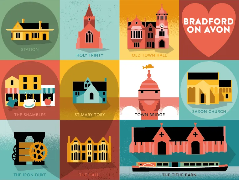 Bradford on Avon Postcard